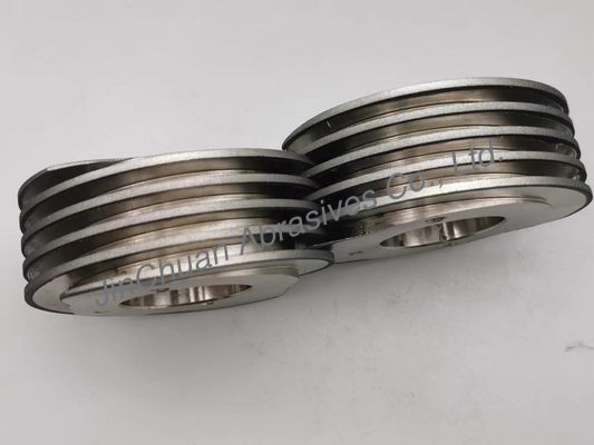 Electroplated Bonded Cbn Helical Wheels 99.06*38.1*15.93mm For Grinding Scissors