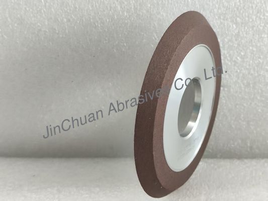 1V1 45 Degree Reinoid Diamond Wheel 100mm Wet Working Resin Bonded Diamond Wheel