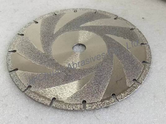 গুণ  electroplated diamond grinding wheels, diameter 230mm, grit number D35/40 কারখানা