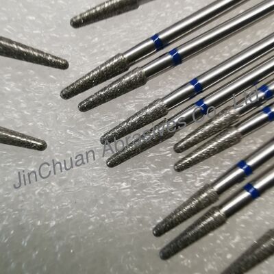গুণ  Customed 3-Layer Electroplated Diamond Low-Speed Burs For Dentistry কারখানা