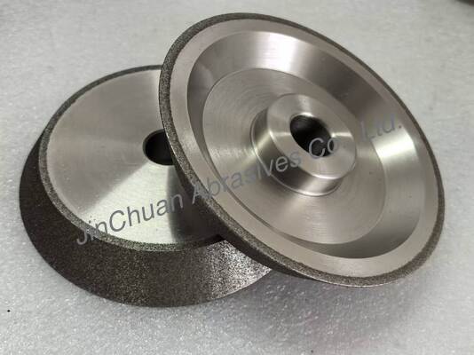গুণ  125mm Electroplated Bonded Cbn Grinding Wheel For Grinding And Chamfering কারখানা