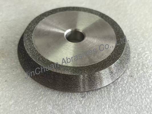 Custom Wear-Resistant Electroplated Diamond Grinding Wheel 78*10*12.7*5*V60 With High-Speed Capability