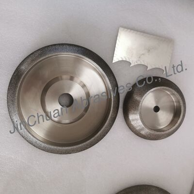 Customizable Electroplated CBN Sharpening Wheel for Woodworking Band Saw Blade Grinding