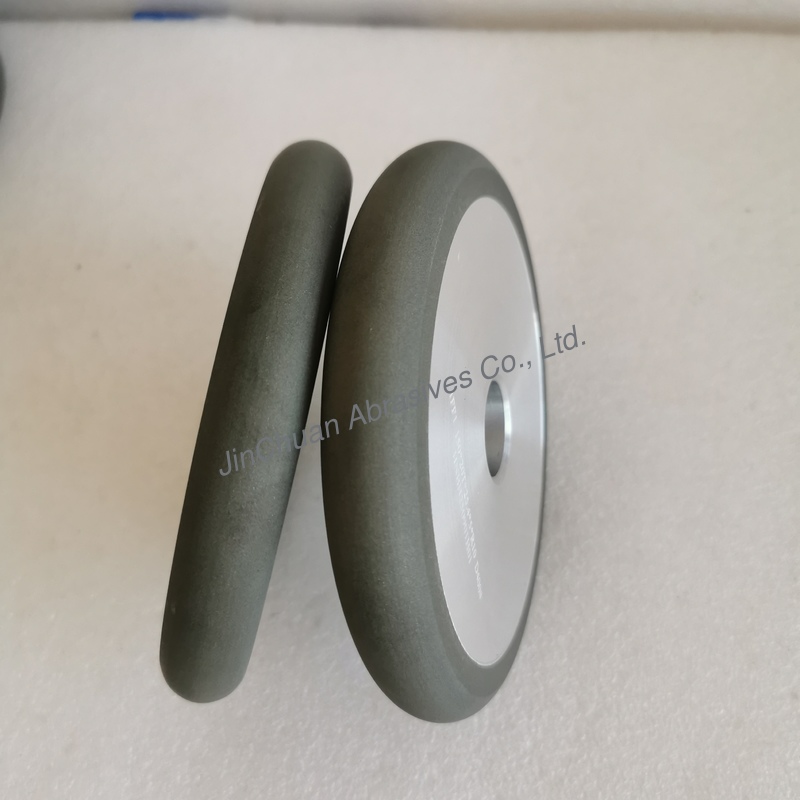 1FF1/10° 150*20T*25.4*5mm D400 C100 Resin Bond Diamond Grinding Wheel For Grinding Carbon Brush