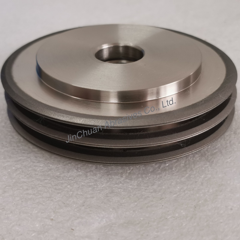 3A1 100*8T*20*11 D600 Electroplated Diamond Grinding Wheel For Grinding Leather Knives