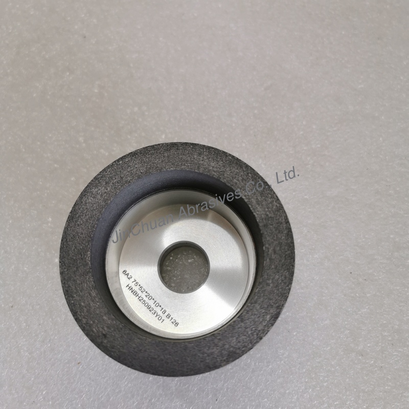 Hybrit Bond CBN Grinding Wheel 6A2 75x52x20*10*18mm B126 C125