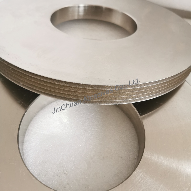 Electroplated CBN Cup-Shaped Grinding Wheel 1E1SP 300*127mm B200/203 with Grooved