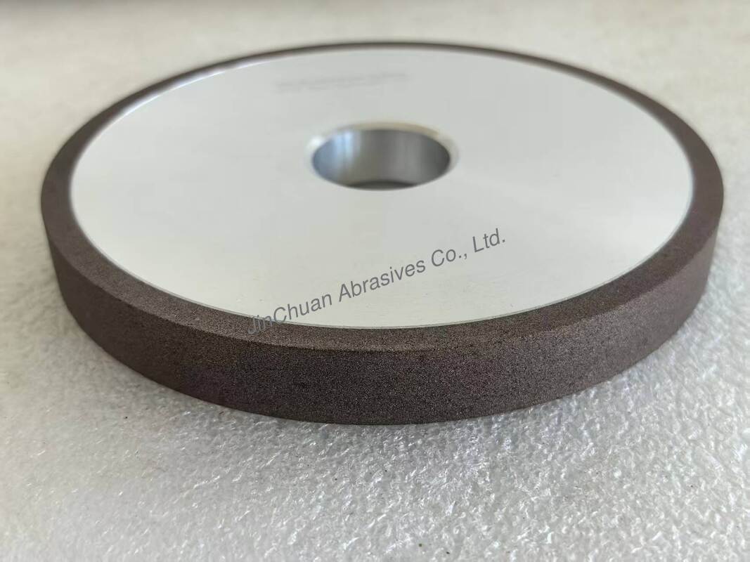 D150 Grit Resin Bonded Diamond Grinding Wheel Flat Shape Aluminium