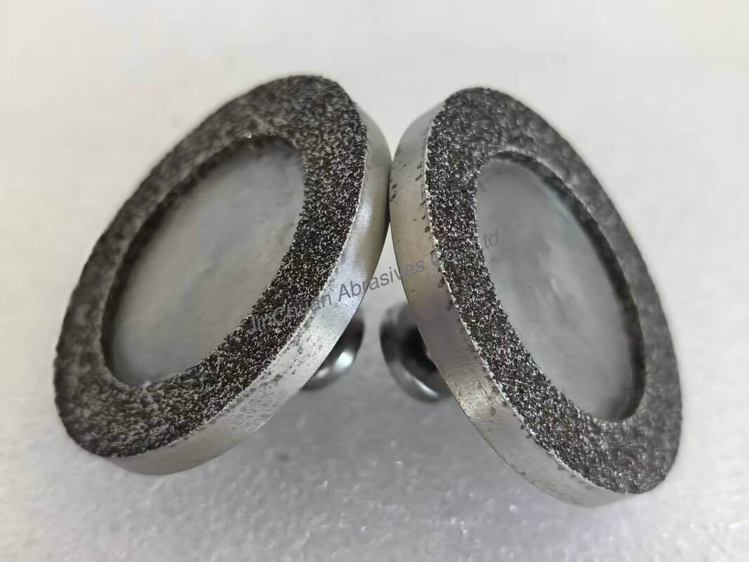 Custom 50mm Diameter B252 Grit Size Electroplated CBN Grinding Head for High-Hardness Metals