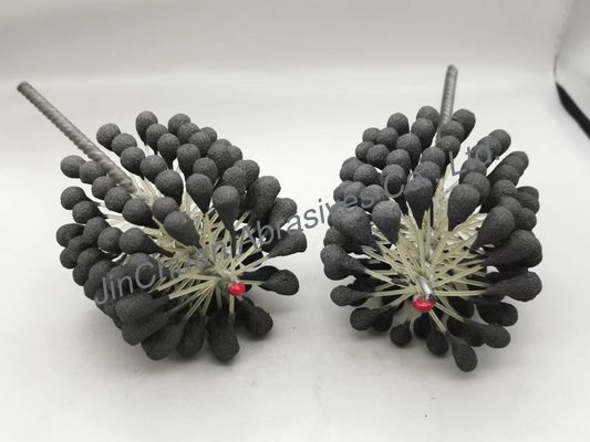 90*80*200mm 60 গ্রিট ফ্লেক্স হোন ব্রাশ দূর করার জন্য