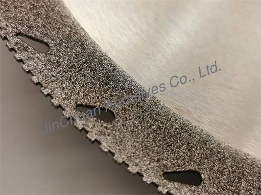 ইলেক্ট্রোপ্লেটেড Cbn ডায়মন্ড হুইল কাস্টমাইজড ব্যাস 260 1.6 50 20 B80100