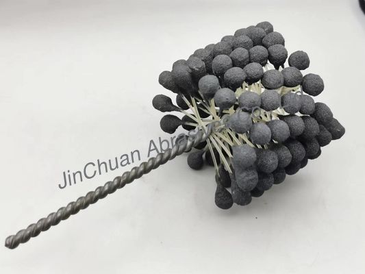 100*80*200mm সিলিন্ডার বল নমনীয় হোনিং ব্রাশ বোরস পরিষ্কার এবং সমাপ্তির জন্য