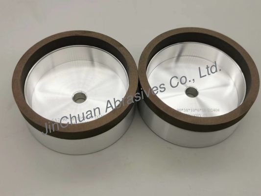 6A2 রজন ডায়মন্ড গ্রাইন্ডিং হুইল এজ পলিশিং বন্ডেড কাপ শেপ D181