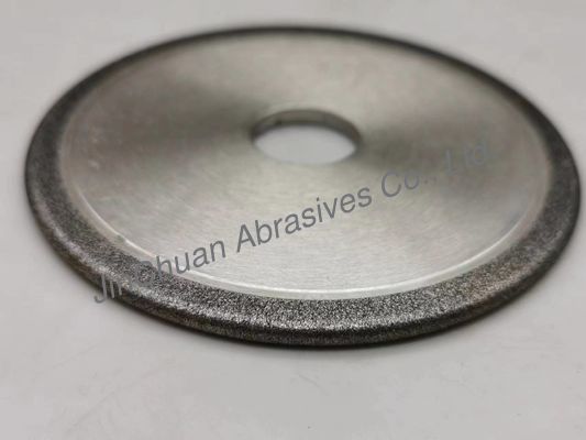 কাস্টমাইজড ইলেক্ট্রোপ্লেটেড CBN গ্রাইন্ডিং স্টিল হুইলস B126 1F1 আকৃতি