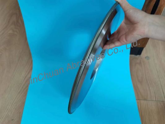 14FF1 ইলেক্ট্রোপ্লেটেড সিলভার ডায়মন্ড গ্রাইন্ডিং হুইলস D120/140 350*20*127*7*307*5