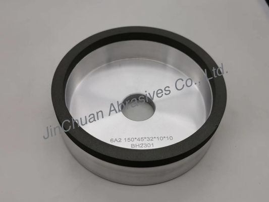 HSS ইস্পাত 6A2 150mm Cbn রজন জন্য কাপ আকৃতি নাকাল চাকা