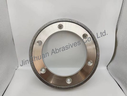 ইলেক্ট্রো বন্ডেড সিবিএন গ্রাইন্ডিং হুইল কাস্ট আয়রনের জন্য 6 গর্ত ডায়মন্ড গ্রাইন্ডার ডিস্ক 254 মিমি