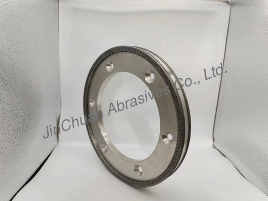 ইলেক্ট্রো বন্ডেড সিবিএন গ্রাইন্ডিং হুইল কাস্ট আয়রনের জন্য 6 গর্ত ডায়মন্ড গ্রাইন্ডার ডিস্ক 254 মিমি