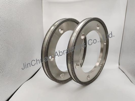 ইলেক্ট্রো বন্ডেড সিবিএন গ্রাইন্ডিং হুইল কাস্ট আয়রনের জন্য 6 গর্ত ডায়মন্ড গ্রাইন্ডার ডিস্ক 254 মিমি