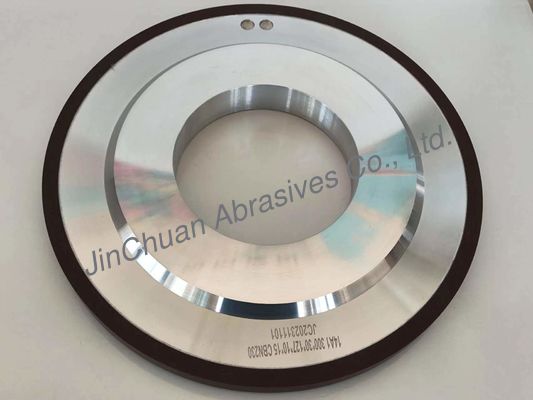 14A1 300 মিমি ফ্ল্যাট সিবিএন হুইল সিলিন্ডারিকাল গ্রিলিং এবং পোলিশিংয়ের জন্য হীরা হুইল