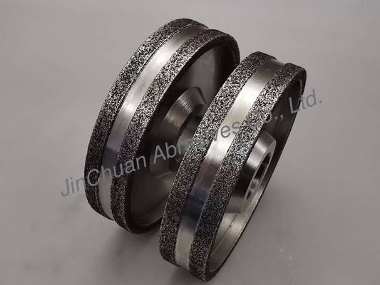 ইস্পাত শরীর ইলেক্ট্রোপ্লেটেড CBN গ্রিলিং হুইল ব্যাসার্ধ 100 গ্রিট নম্বর B301