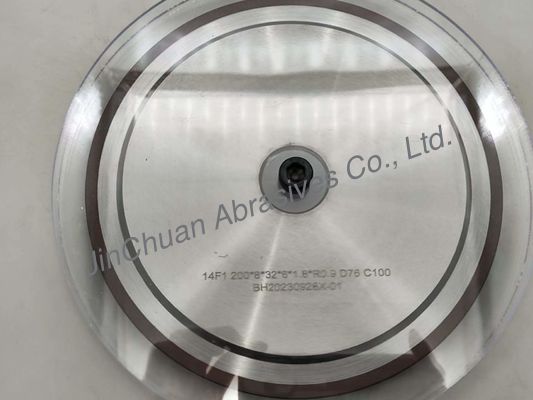 R0.9 14A1 কার্বাইড সরঞ্জাম গ্রিলিং জন্য রজন বন্ড ডায়মন্ড চাকার