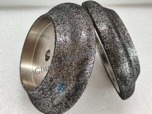 ইলেক্ট্রোপ্লেটেড CBN গ্রিলিং হুইল ব্যান্ড সিও ব্লেডের জন্য স্টিলের দেহের ব্যাসার্ধ 127 মিমি সহ