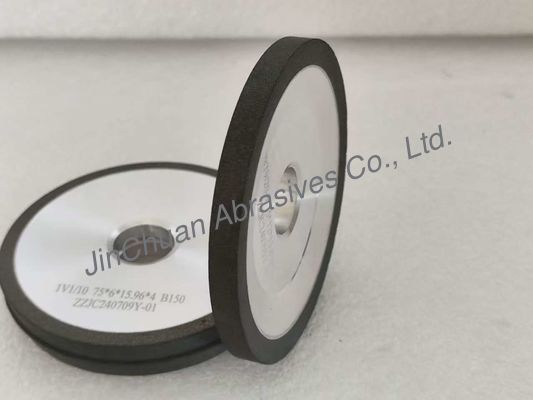 গ্রে সিবিএন রেজিন বন্ড গ্রিলিং হুইল 1V1 75mm দক্ষতা গ্যাশিং জন্য 10 ডিগ্রী সঙ্গে