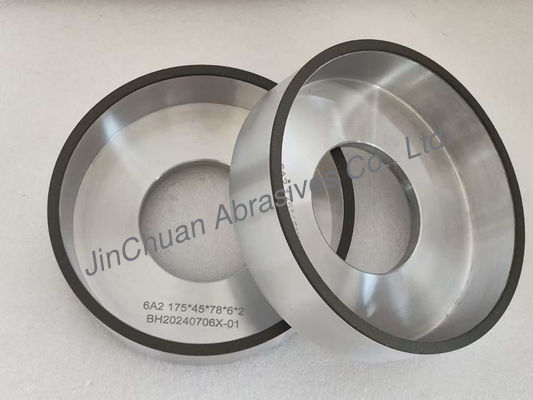 6A2 রেজিন গ্রাইন্ডিং হুইল জন্য HSS স্টীল Cbn গ্রাইন্ডিং ডিস্ক 175mm