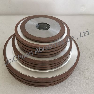 14A1 200mm D107 রজন বন্ড ডায়মন্ড গ্রিলিং হুইল কাঠের যন্ত্রপাতি জন্য সোজা ছুরি কাটার ধারালো জন্য