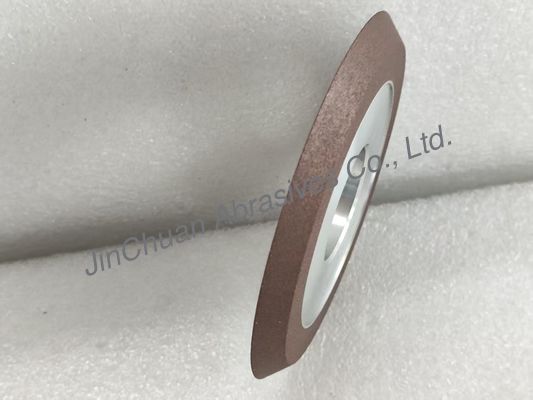 1V1 45 ডিগ্রী রিনিওড ডায়মন্ড হুইল 100 মিমি ভিজা ওয়ার্কিং রজন বন্ডড ডায়মন্ড হুইল