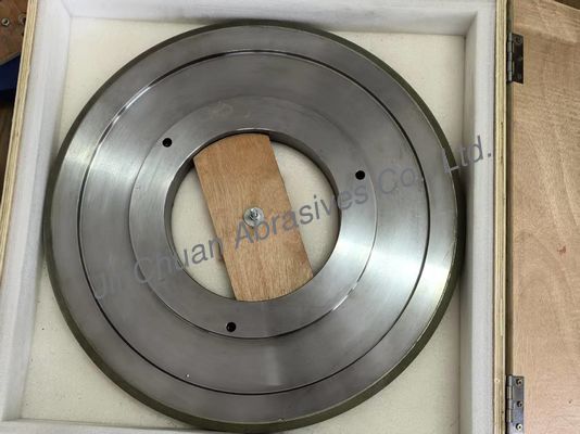 ব্যাসার্ধ 609.6mm Grit D170/200 কার্বন ফাইবার টিউব গ্রিলিং জন্য Electroplated ডায়মন্ড গ্রিলিং হুইল