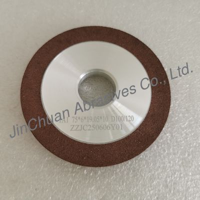 1A1 75*6*32*19.05*10মিমি D100/120 রেজিন বন্ডড ডায়মন্ড গ্রাইন্ডিং হুইল