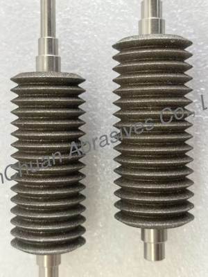 নন-স্ট্যান্ডার্ড কাস্টমাইজড ইলেক্ট্রোপ্লেটেড সিবিএন গ্রিলিং হুইল 30 * 122.5 * 6 * 3 মিমি মাল্টিটুল স্যাব ব্লেডগুলি তীক্ষ্ণ করার জন্য ((বিআইএম,এইচসিএস,এইচএসএস)