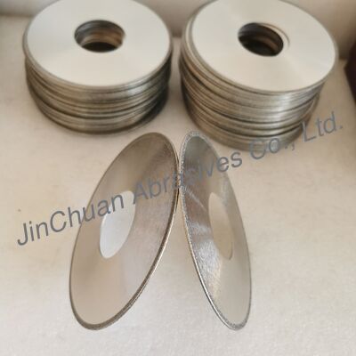 ব্যাসার্ধ 127mm বেধ 1.55mm গ্রিট D151 বিদ্যুতায়িত ডায়মন্ড সেগ ব্লেড