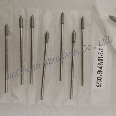 কাস্টম-তৈরি 4*3*10*80mm 17°-120° D126 ইলেক্ট্রোপ্লেটেড গ্রাইন্ডিং বিট সিমেন্টেড কার্বাইডের জন্য