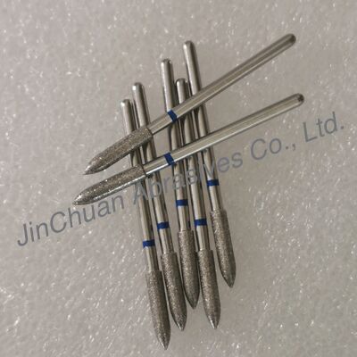 দন্তচিকিত্সার জন্য কাস্টমাইজড 2-স্তরযুক্ত ইলেক্ট্রোপ্লেটেড ডায়মন্ড লো-স্পিড বার্স