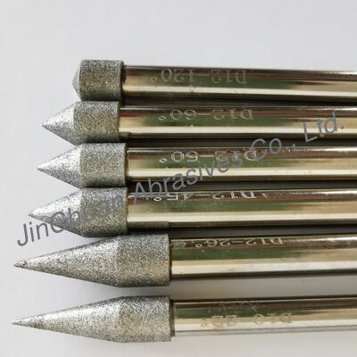 সিমেন্ট কার্বাইডের জন্য বিভিন্ন আকারের কাস্টম তৈরি ইলেক্ট্রোপ্লেটেড ডায়মন্ড গ্রিলিং হেড