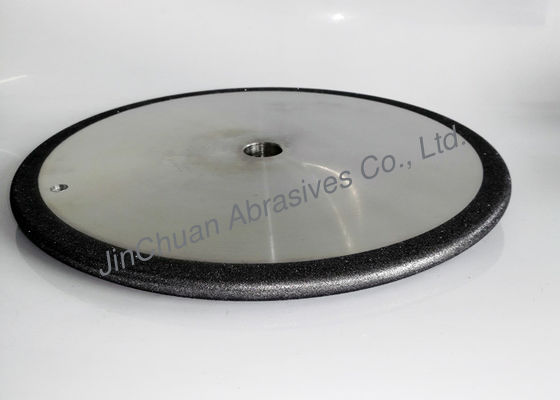 8 ইঞ্চি বাদামী কালো কাঠের কাঠের জন্য বিশেষ 3/16 শোল ব্লেড ইলেকট্রোপ্লিয়েটেড সিবিএন শরপেনিং / গ্রাইন্ডিং চাকা