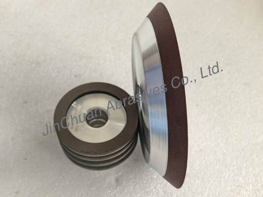 12A9 রেজিন ডায়মন্ড গ্রিলিং হুইল, ব্যাসার্ধ 150mm,ডায়মন্ড গ্রিট নম্বর 100