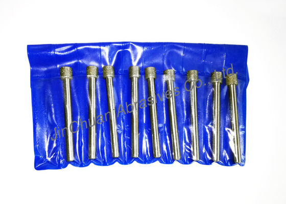 অভ্যন্তর ব্যাস D126 গ্রিট জন্য ছোট ইলেক্ট্রপ্লেটেড ডায়মন্ড গ্রাইন্ডিং পিনের