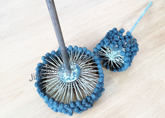 বৃহত্তর ব্যাস মসৃণতা এবং Deburring আবর্জনা সিলিকন কার্বাইড ফ্লেক্স হোন ব্রাশ