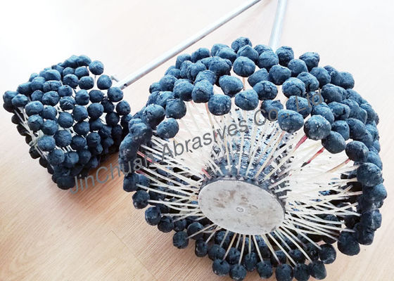 বৃহত্তর ব্যাস মসৃণতা এবং Deburring আবর্জনা সিলিকন কার্বাইড ফ্লেক্স হোন ব্রাশ