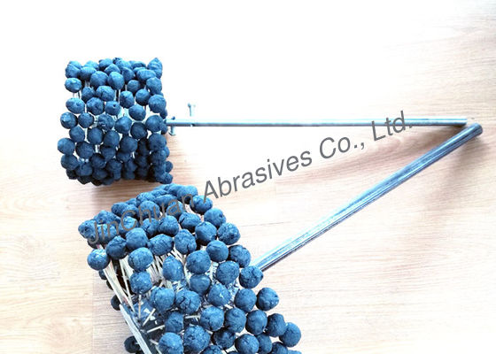 ম্যানুয়াল অপারেশন ব্রাশ গবেষণা ফ্লেক্স হোন, আকার 4 ইঞ্চি সিলিন্ডার বল হোন