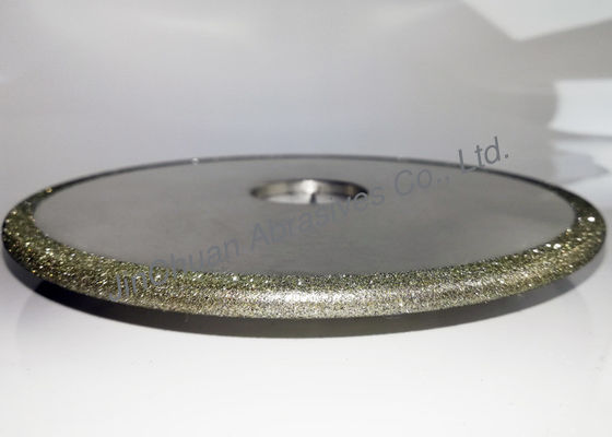 ব্রেক প্যাড Slotting ভারসাম্য মেশিন ড্রাম জন্য বৃত্তাকার electroplated ডায়মন্ড গ্রাইন্ডিং চাকা