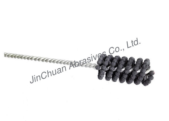 76 মিমি কালো রঙ abrasives নমনীয় মাননী ব্রাশের মসৃণতা এবং deburr