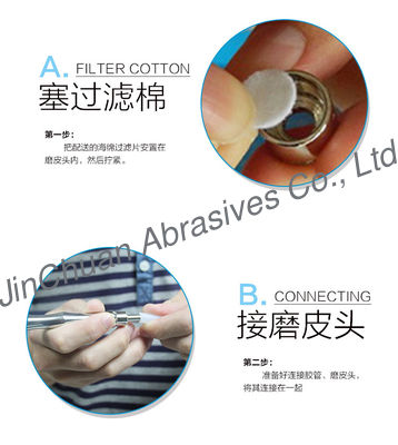 স্কিন সৌন্দর্য জন্য স্টেইনলেস স্টীল ডায়মন্ড মিনিature ম্যাসেজ ছোট হীরা ফাইল