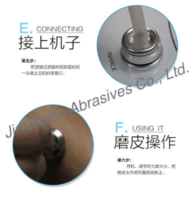 স্কিন সৌন্দর্য জন্য স্টেইনলেস স্টীল ডায়মন্ড মিনিature ম্যাসেজ ছোট হীরা ফাইল