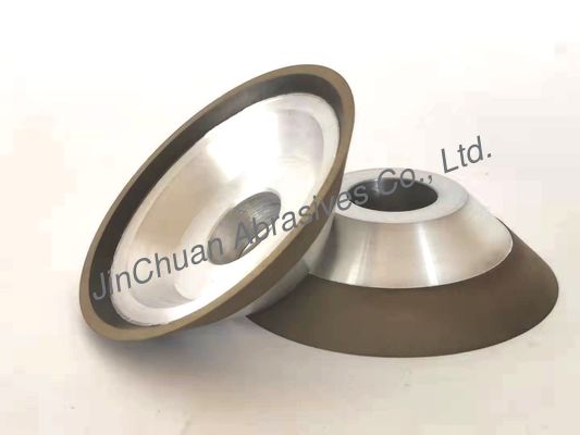 ধারালো কাঠ D64 গ্রিট ডায়মন্ড স্যান্ডিং হুইল রজন বন্ধন ভারী দায়িত্ব