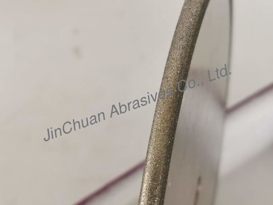 D150 চেইন ইলেক্ট্রোপ্লেটেড সিবিএন অ্যাব্রেসিভ হুইলগুলি ধারালো করে দেখেছে